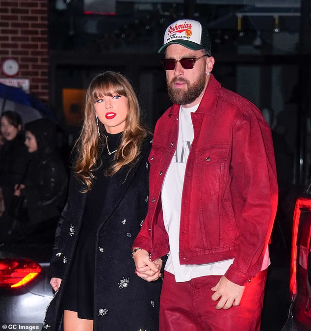 Taylor Swift and Travis Kelce's wedding guests are 'on edge,' a source told the Daily Mail
