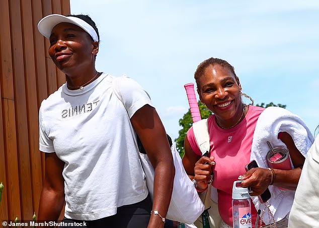 Venus and Serena Williams are scheduled to play in the doubles at Wimbledon - though Serena faces a late battle with a knee injury to be fit