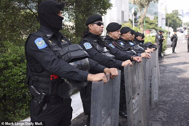 A 'ring of steel' is being prepared by officials to help secure England's team hotel in Mexico