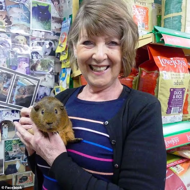 Barbara Mullaney (pictured), a local pet shop owner in her 70s, died at the scene of the crash