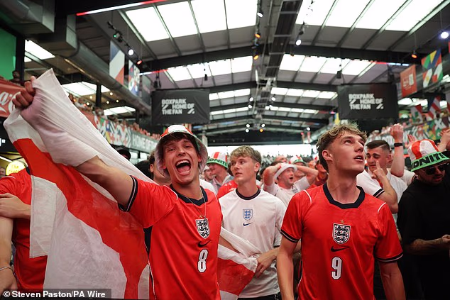 England fans watching the clash with Mexico could be in for a long night because of weather