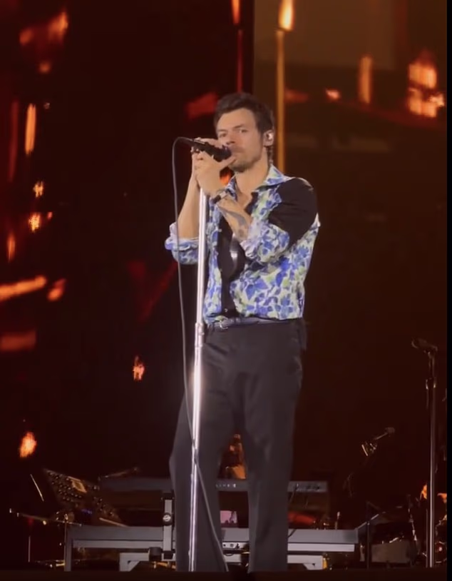 Harry Styles paid an emotional tribute to One Direction as he brought his record-breaking 12-night Wembley Stadium residency to a close on Saturday