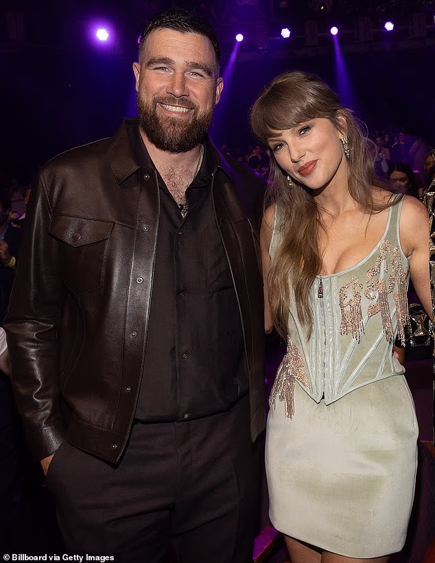 Taylor Swift and Travis Kelce's wedding grift accusations have intensified as the NFL player appears to monetize his lavish nuptials; seen in March in L.A.