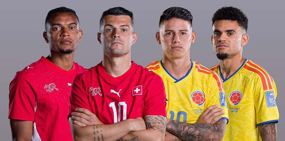 Switzerland vs Colombia - World Cup last 16 LIVE: Los Cafeteros battle with the Swiss for the final quarter-final spot