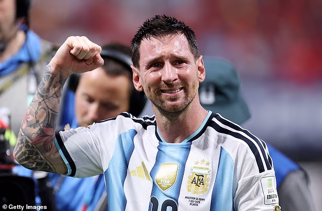 Lionel Messi cried tears of joy and relief after Argentina edged past Egypt in their last-16 clash