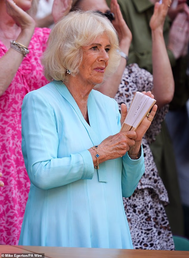 Arthur Fery was given a surprise greeting by the Queen as he prepared to enter Centre Court for the biggest match of his career
