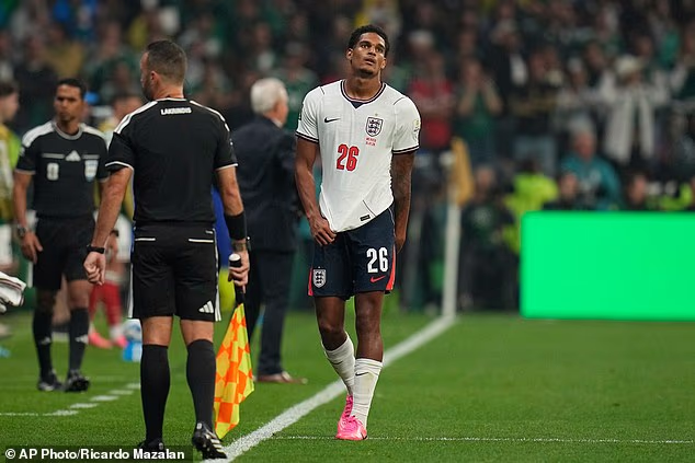 Jarell Quansah has been banned for two matches following his red card against Mexico