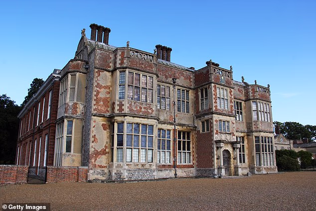A man was killed by cattle at Felbrigg Hall, pictured, located near Cromer in Norfolk today
