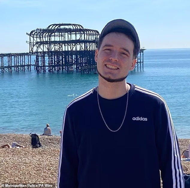 Dale Mundell, 34, from Islington, was discovered inside the case that was reportedly covered in 'hundreds of flies' and left in Borstal Recreation Ground in Rochester, Kent
