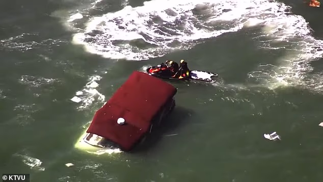 A boat fire broke out on Tuesday afternoon near the island in San Francisco, as multiple people were pulled out of the waters
