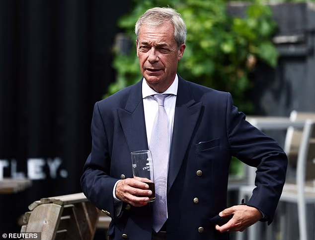Police have arrested a man for threatening to shoot and kill Reform UK leader Nigel Farage