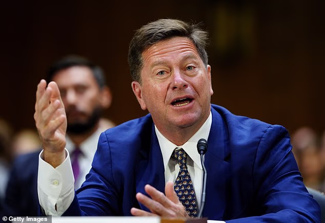 Jay Clayton, US Attorney for the Southern District of New York, appears before the Senate Intelligence Committee on Capitol Hill on Wednesday