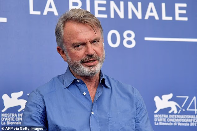 Actor Sam Neill died at the age of 78 from pneumonia, his manager said. Pictured 2017 in Venice, Italy