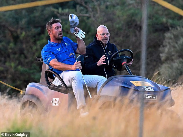 Bryson DeChambeau screams at rules official in meltdown at The Open... as he begs them not to punish him over bizarre 'cheating' scandal