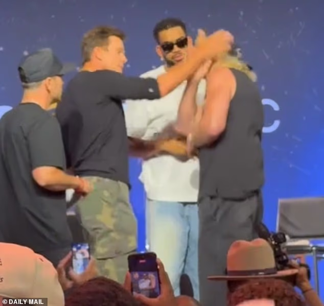 Tom Brady lashed out at Logan Paul in an astonishing moment on stage at Fanatics Fest