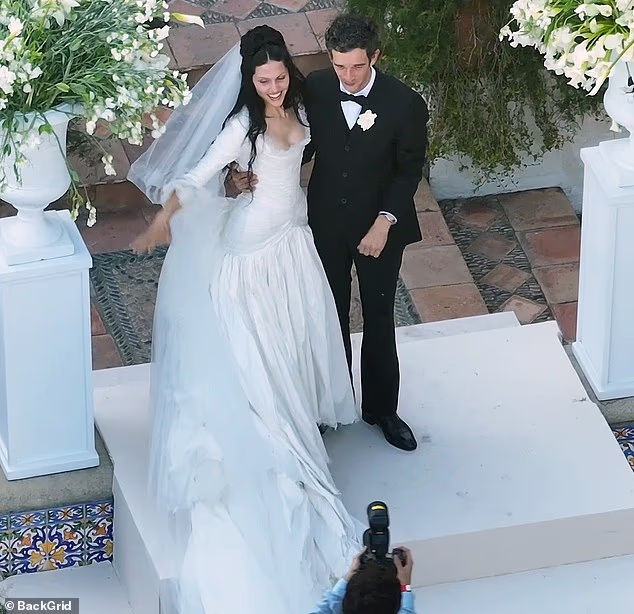 Matty Healy has officially said 'I do' as the rocker wed his model girlfriend Gabbriette Bechtel in a glamorous Hollywood ceremony on Saturday