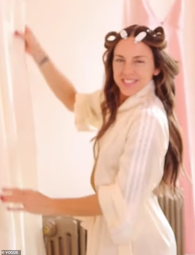 Melanie C gave a behind the scenes glimpse at her magical wedding to Australian model Chris Dingwall in a video shared on Vogue on Tuesday