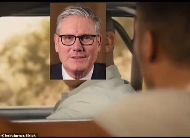 Keir Starmer posted a bizarre TikTok video showing his face edited over a scene from Fast and Furious 7