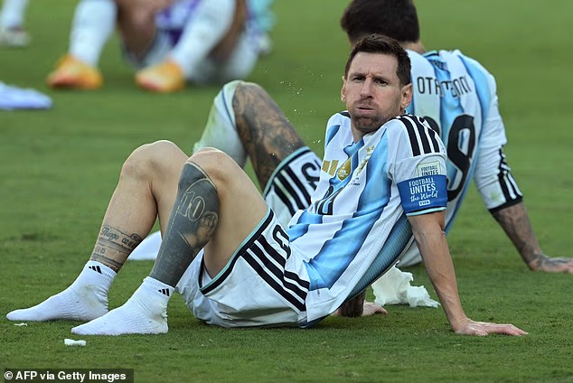 Lionel Messi's popularity among the British public has plummeted after the World Cup