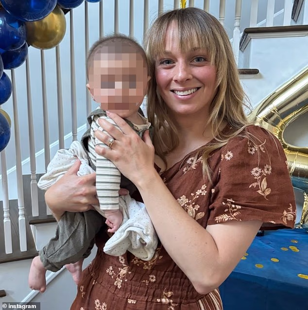 Mary Kate Golding, 34, was stabbed to death just after midnight on Tuesday. Her infant son Nolan had been left alone with her slain body, law enforcement sources say