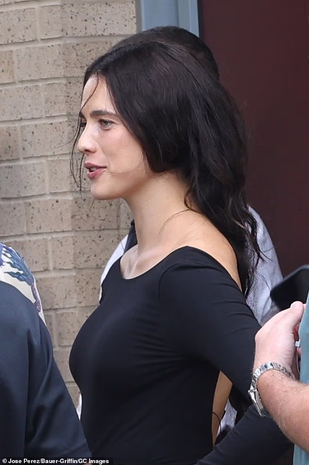 Margaret Qualley, 31, appeared to be in good spirits in her first public sighting since splitting from husband Jack Antonoff one month shy of their third wedding anniversary