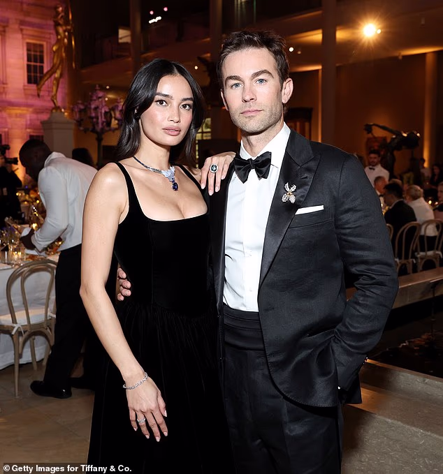Chace Crawford, 41, and Kelsey Merritt, 29, have called it quits on their romance. Above, the two are pictured in 2025 in New York City
