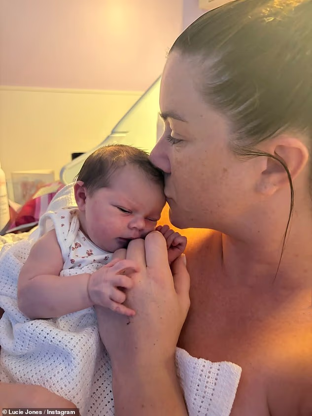 X Factor star Lucie Jones has announced she has welcomed her first child, a baby girl on Instagram on Friday
