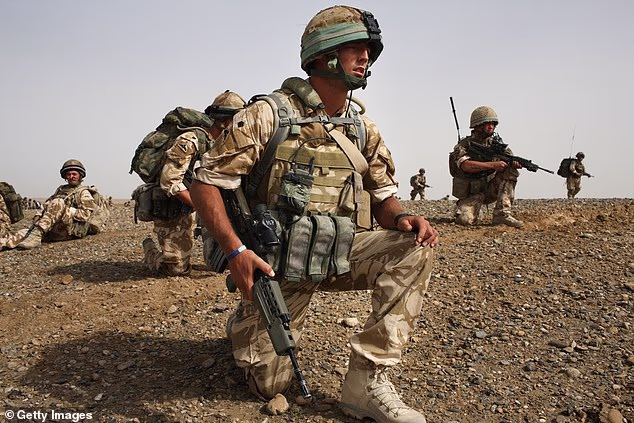More than 1,400 British veterans have been ordered to repay tens of thousands of pounds after a pensions blunder by the Ministry of Defence. Pictured: British paratroopers in Afghanistan