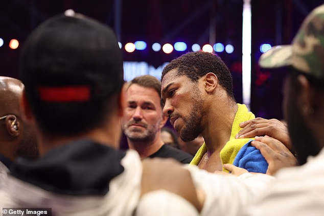 Anthony Joshua gave an emotional interview after beating Kristian Prenga in Jeddah