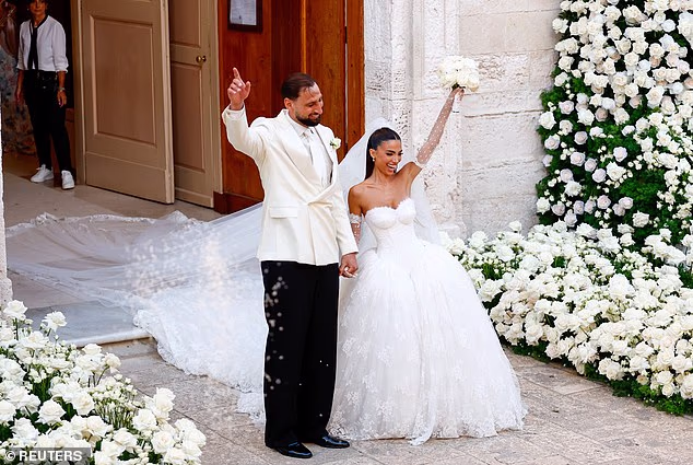 Man City goalkeeper Gianluigi Donnarumma had tied the knot with Alessia Elefante in a lavish Italian ceremony