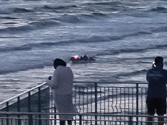 Coastguard and locals rushed to save the man and woman in the water at Fistral last night but both died. It is claimed they may have been father and daughter who fell from rocks into the sea