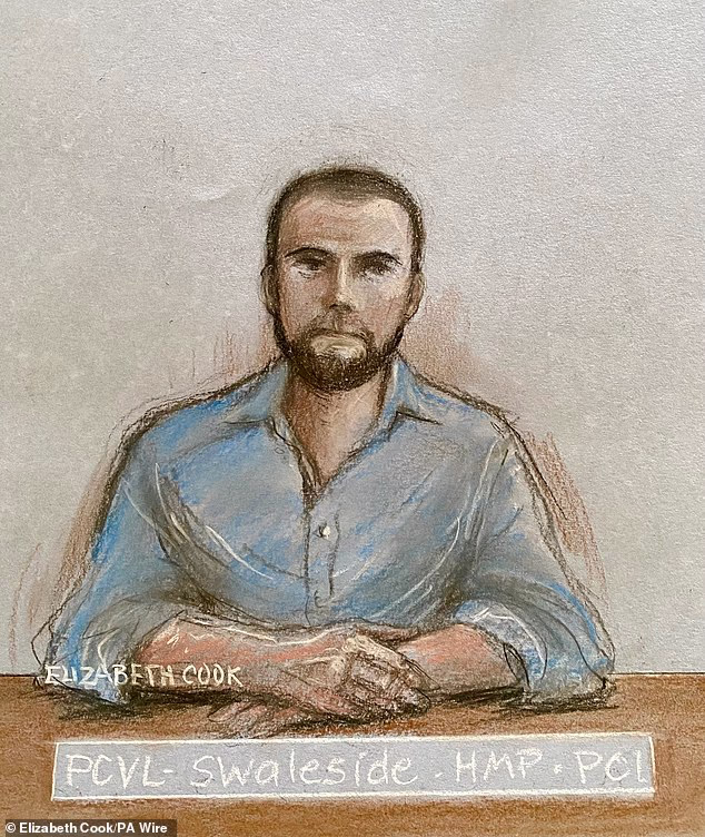 Speedboat killer Jack Shepherd appeared at Isleworth Crown Court via video link from HMP Swaleside today