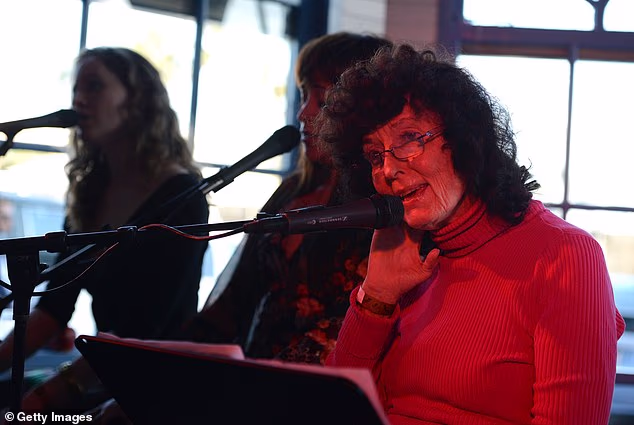 Folk legend Linda Perhacs has been found, eight months after the star vanished after leaving a residential care facility - pictured performing 2014