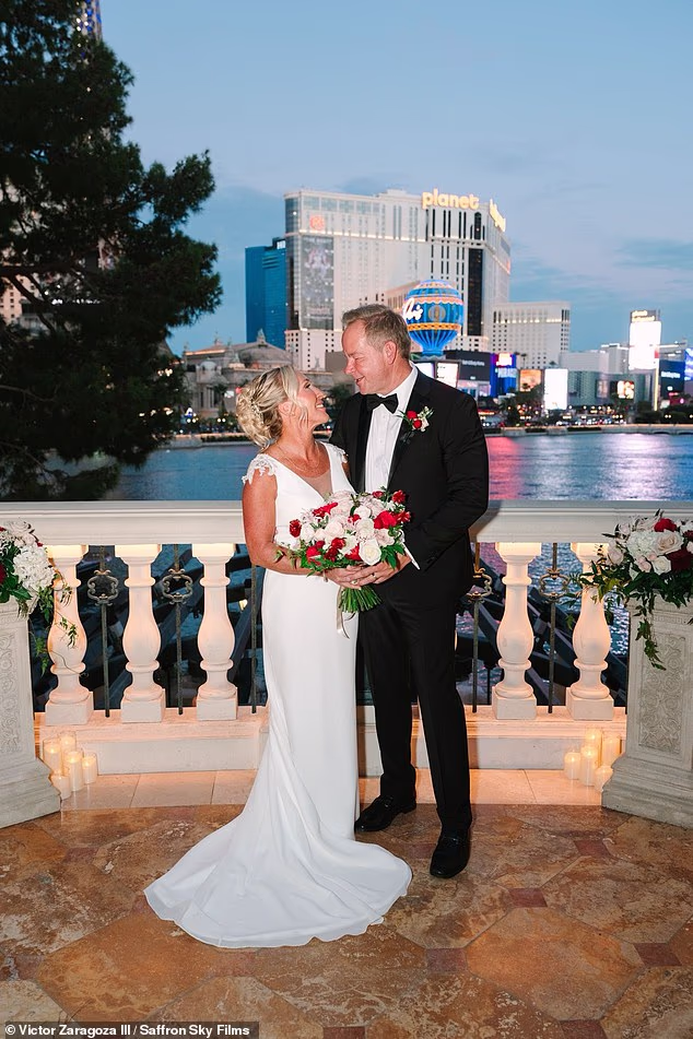 Former Georgia Republican congresswoman Marjorie Taylor Greene married former Real America's Voice White House correspondent Brian Glenn in Las Vegas on Tuesday