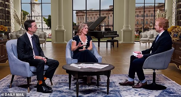 On Palace Confidential , Rebecca English and Richard Eden discuss the 'extraordinary' flood of images Meghan posted to Instagram from the Sussexes' supposedly private family holiday