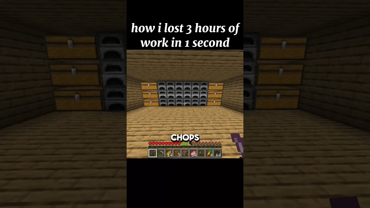 how i lost 3 hours of work in 1 second