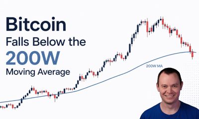 Bitcoin Falls Below the 200 Week Moving Average