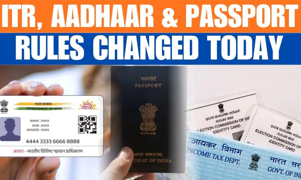 July 1 Financial Changes: ITR, Aadhaar, Passport, RBI, HDFC & SBI Updates | News9