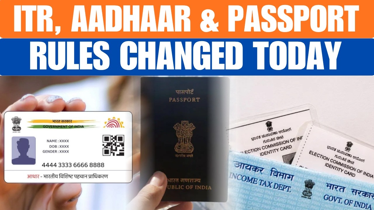 July 1 Financial Changes: ITR, Aadhaar, Passport, RBI, HDFC & SBI Updates | News9