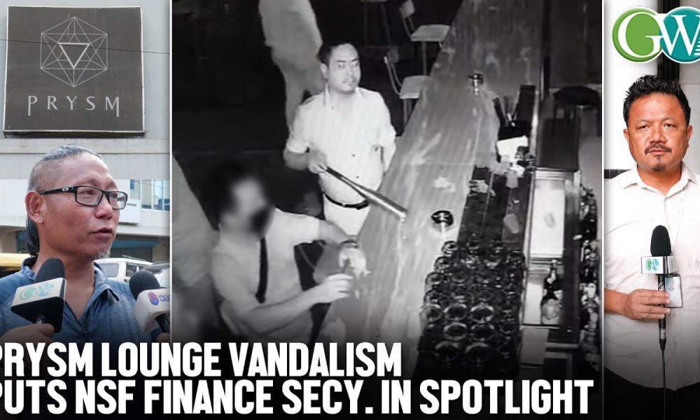 NSF FINANCE SECY. ALLEGEDLY INVOLVED IN PRYSM LOUNGE VANDALISM OVER FINANCIAL ASSISTANCE DEMAND