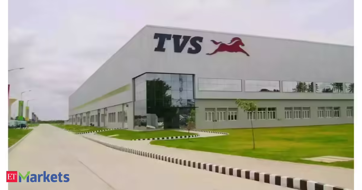 TVS Motor rises 3% on record quarterly sales of 16.31 lakh units