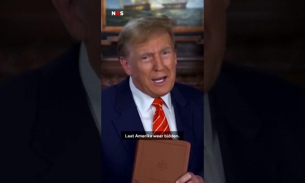 Trump verdiende miljard met crypto, bijbels en parfum. #jeugdjournaal #trump #geld