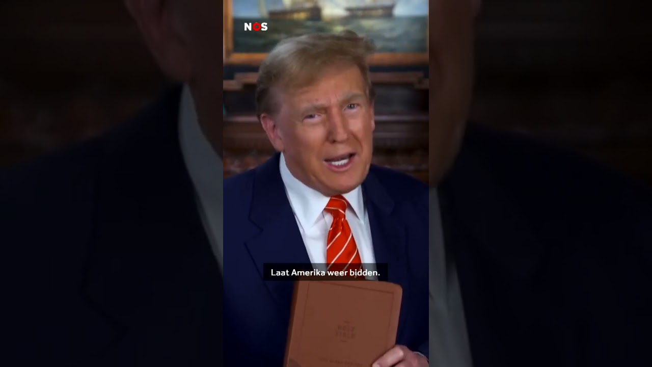 Trump verdiende miljard met crypto, bijbels en parfum. #jeugdjournaal #trump #geld