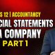 Financial Statements of a company | Chapter 1 | Accountancy | Class 12