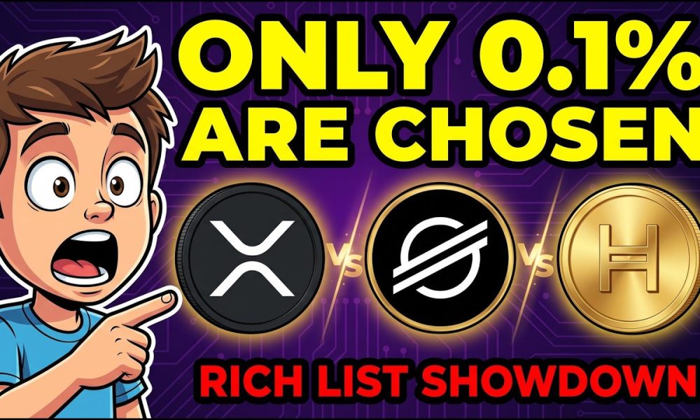 Only 0.1% Are Chosen | XRP vs XLM vs HBAR Rich List SHOWDOWN!!