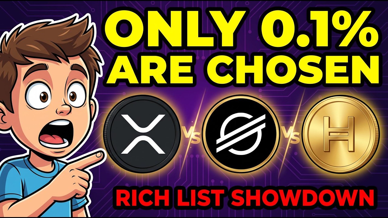 Only 0.1% Are Chosen | XRP vs XLM vs HBAR Rich List SHOWDOWN!!