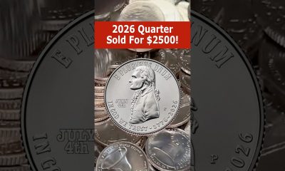 A 2026 Quarter Sold For $2500!    #coin #rich #money #coincollecting #coinrollhunting