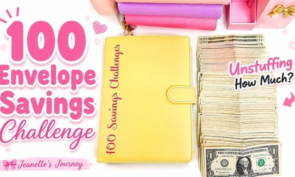 100 ENVELOPE SAVINGS CHALLENGE | CASH STUFFING | LONG-TERM SAVINGS | CASH ENVELOPE SYSTEM