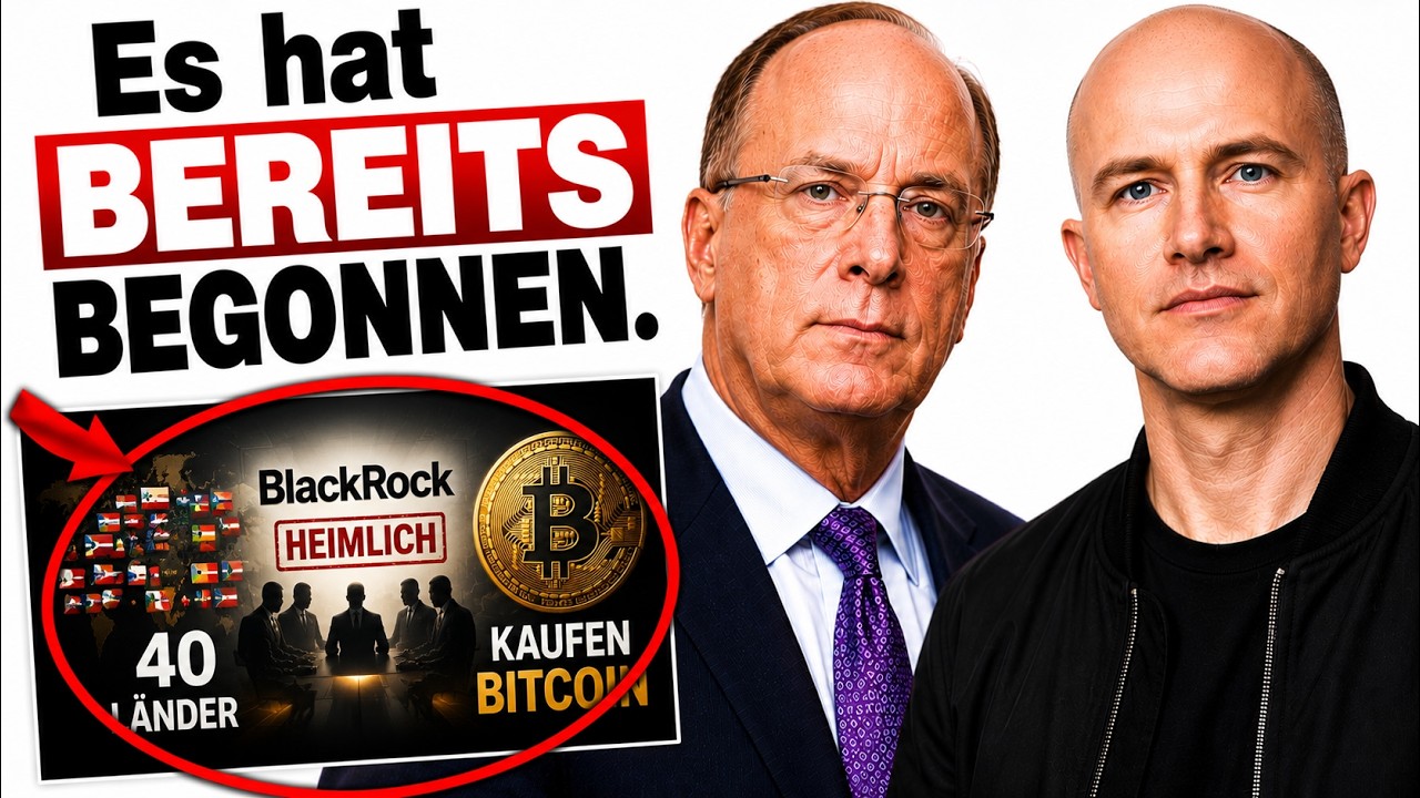 SIE HABEN GELOGEN! 40 Staaten kaufen den Bitcoin-Markt leer (Geheimplan Blackrock)