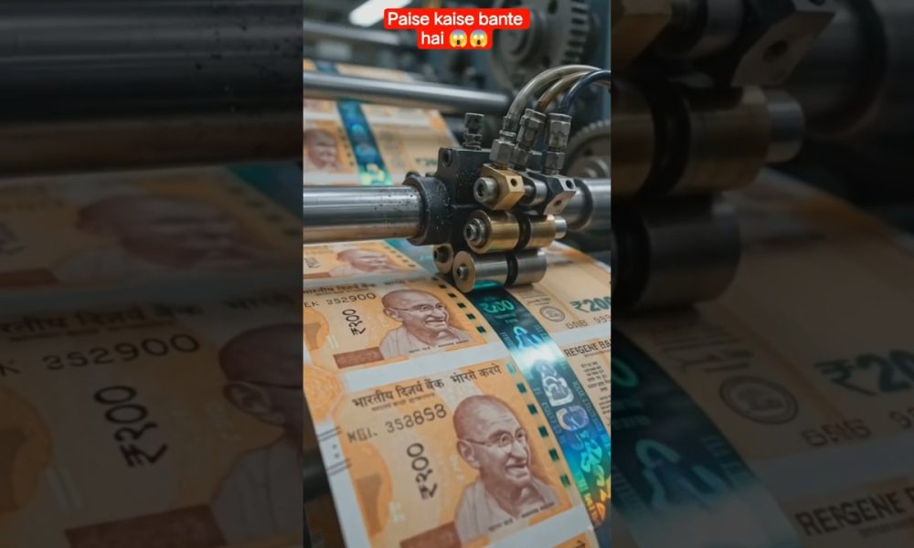 factory me 200 rupay ka note  kese banta hai #moneysaving  #money #shorts